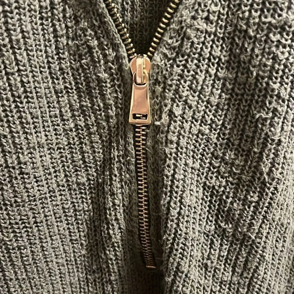 ✨Express Half Zip Pullover Green Sz Small Sweater✨ - Image 6