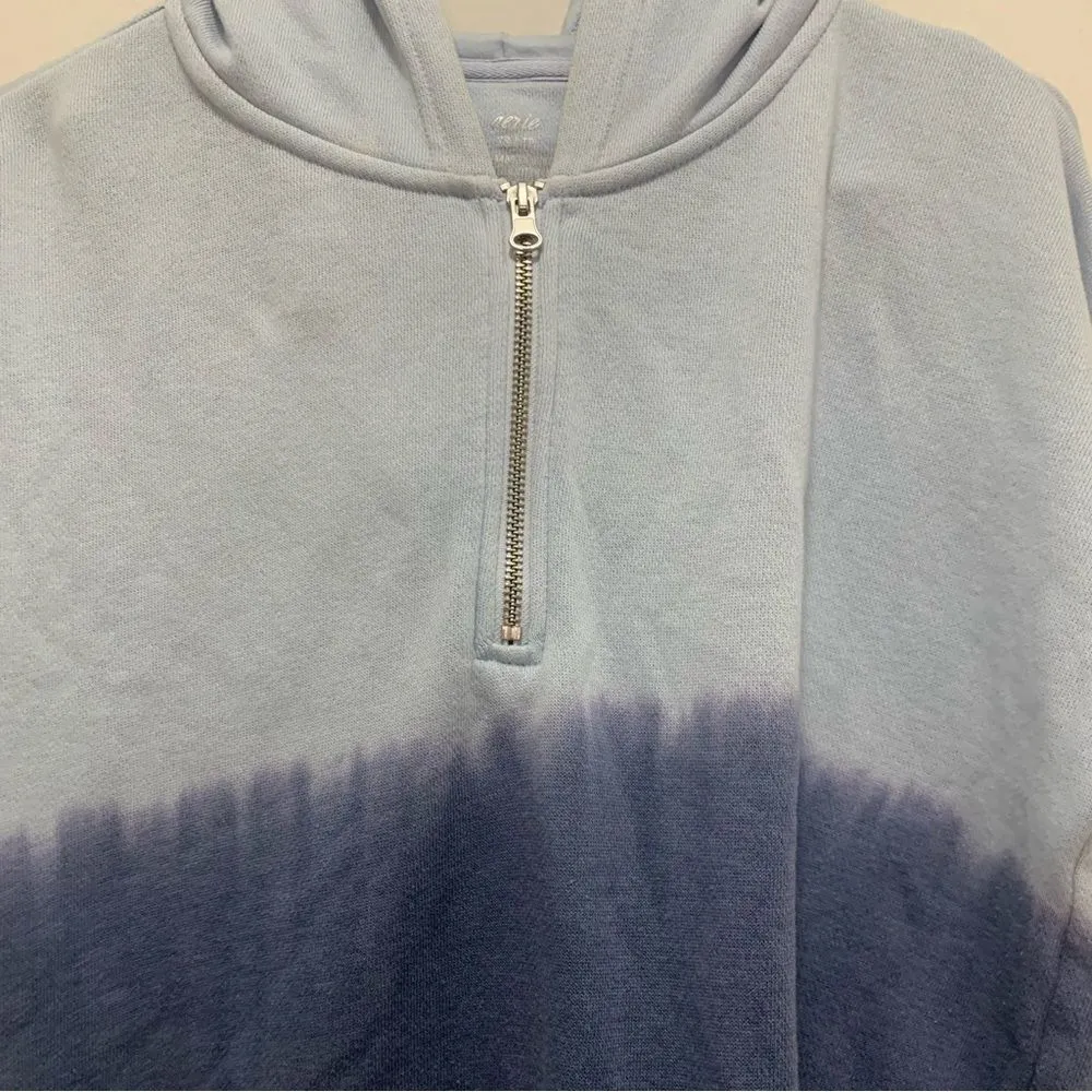 Aerie Ombre Blue Cropped Hoodie Size XS - Image 5