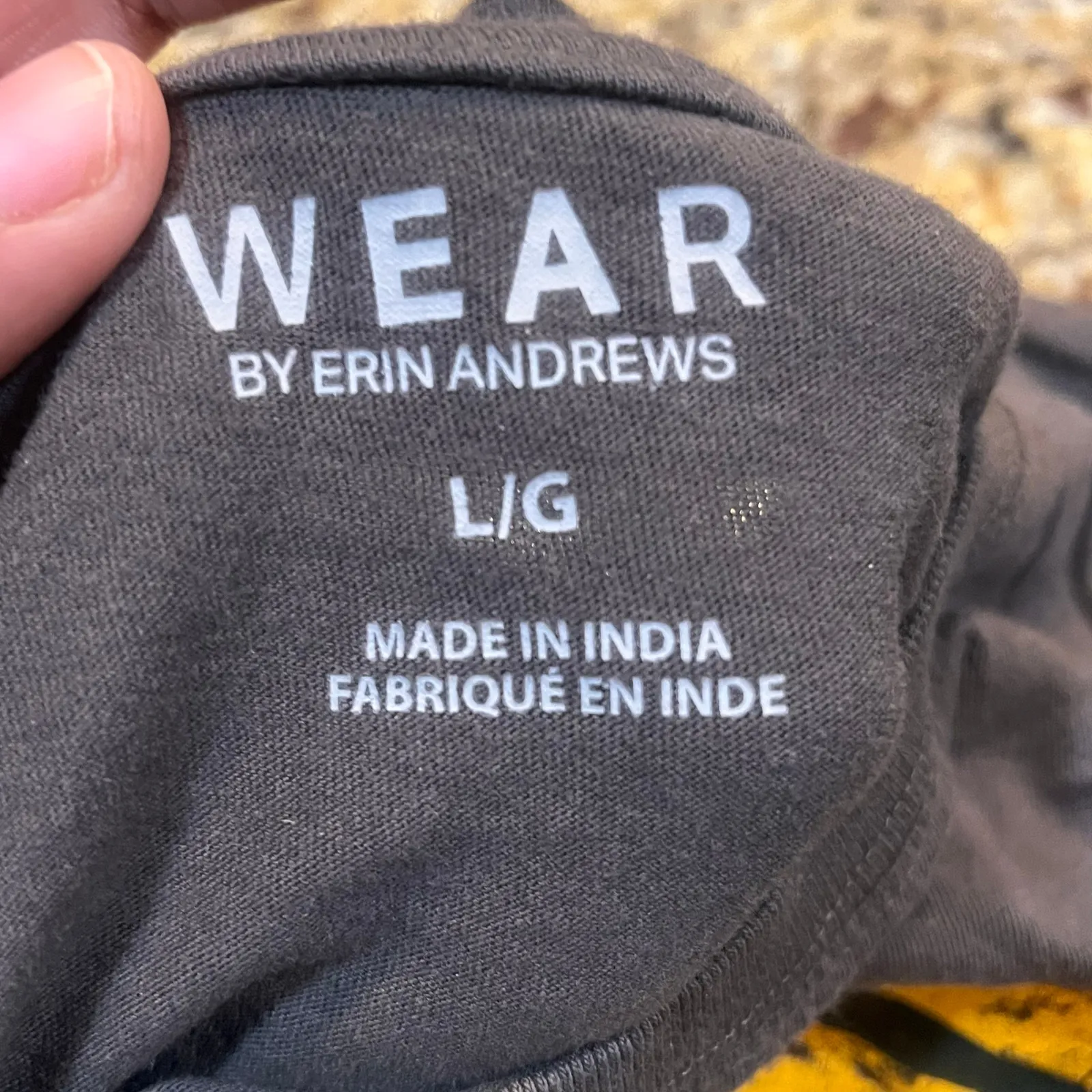 Wear By Erin Andrews Green Bay Packers‎ Womens Shirt Large Short Sleeve Football Gray - Image 5