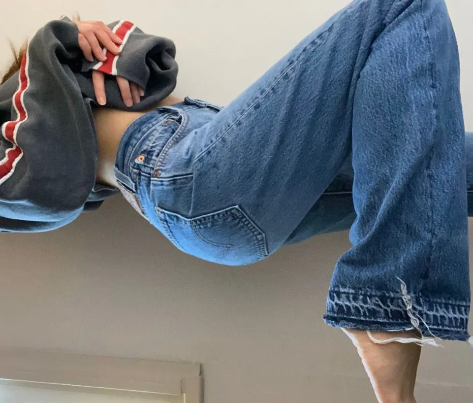 Vintage High Waisted Jeans - Image 2