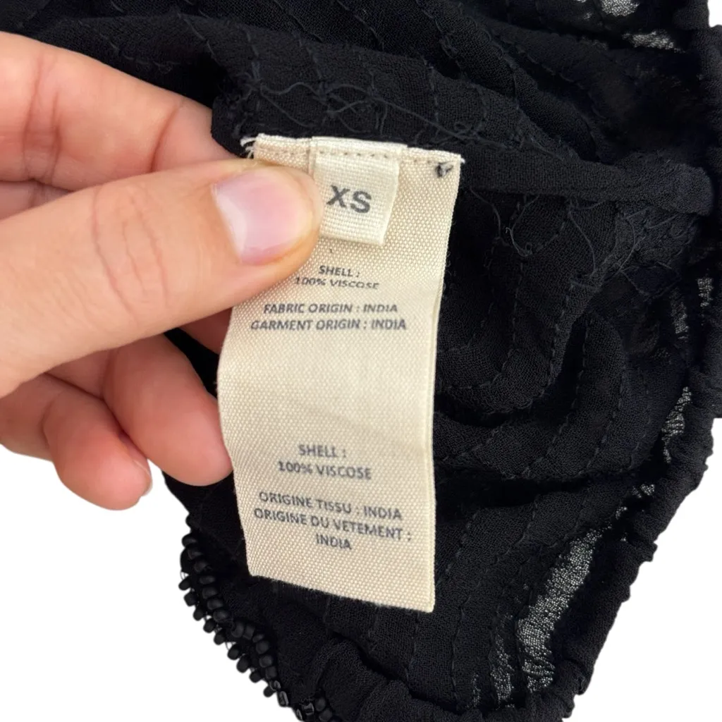 L’Agence Black Beaded Tank Top - Image 9