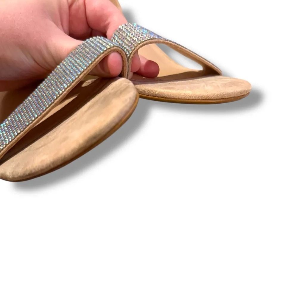 Madden NYC‎ Lillie City Bling Ankle Strap Block Heel Sandals Sz 10 - Image 5