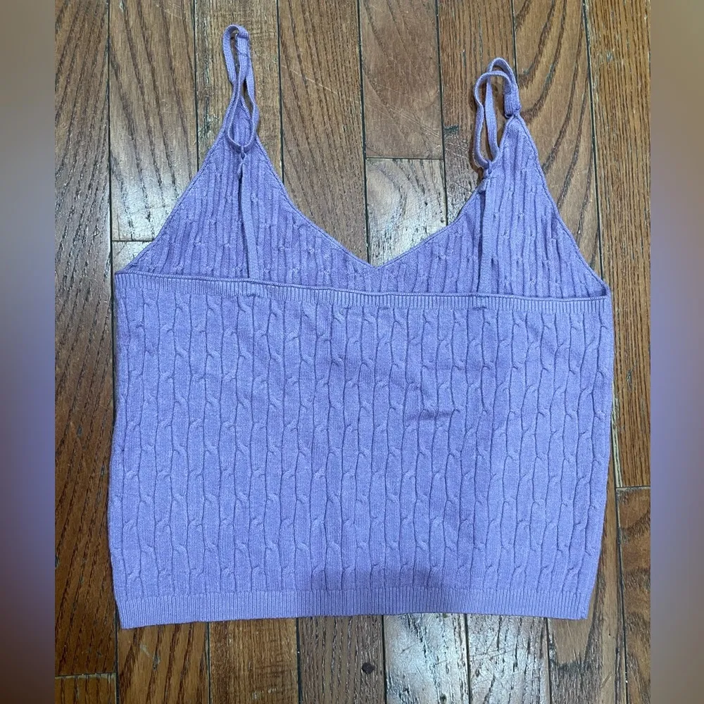 Daisy Lavender Knit Camisole - Image 6