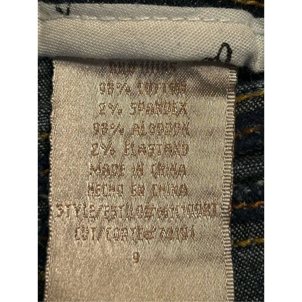 Vintage Baby Phat jean shorts Size 9 Bermuda embroidered (4979)￼Y2K - Image 4