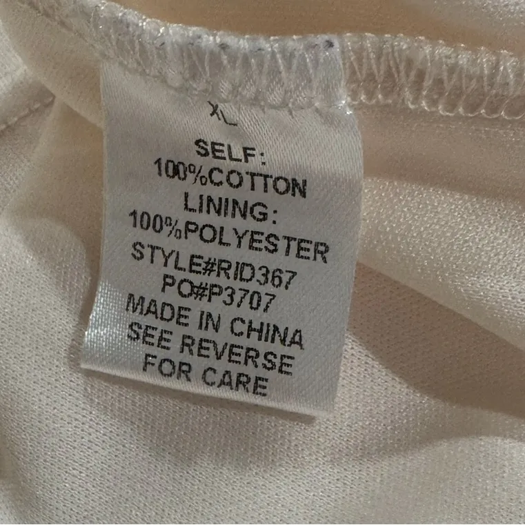 Roolee Cream Ruffle Front Faux Wrap Maxi Dress Women’s XL - Image 2