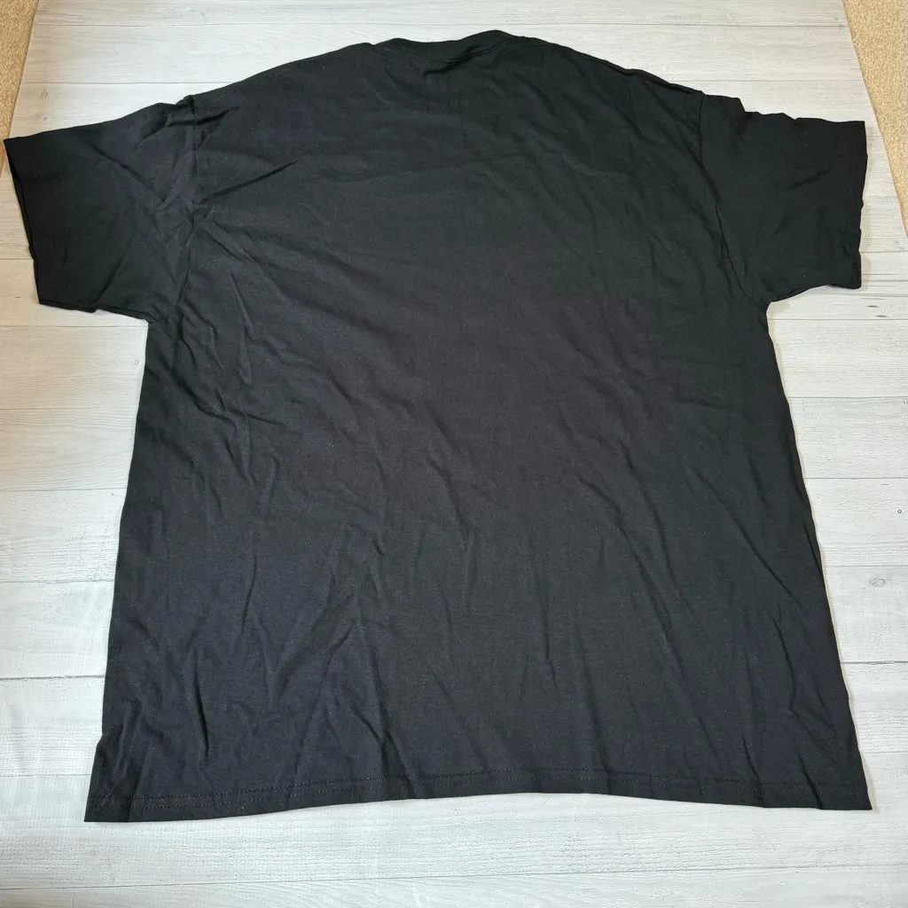 Gildan Anime Graphic T-Shirt Black XL Unisex - Image 5