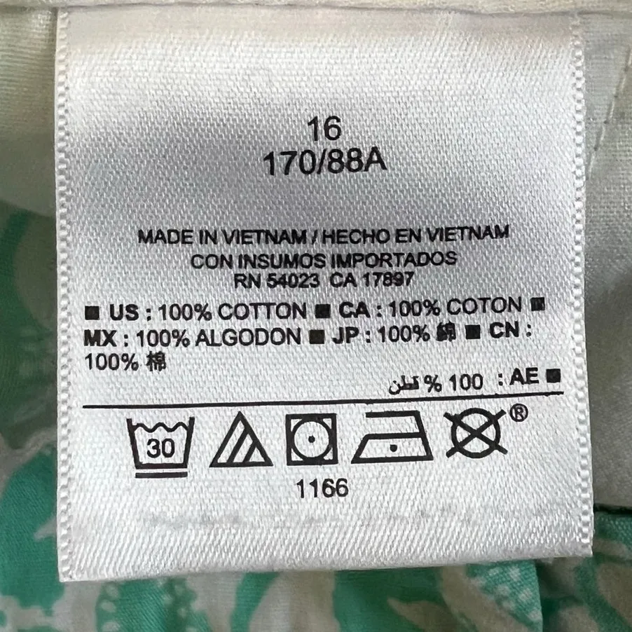 Old Navy Seahorse Chino Shorts Plus Size 16 Pastel Blue Coastal Preppy Beachy - Image 5