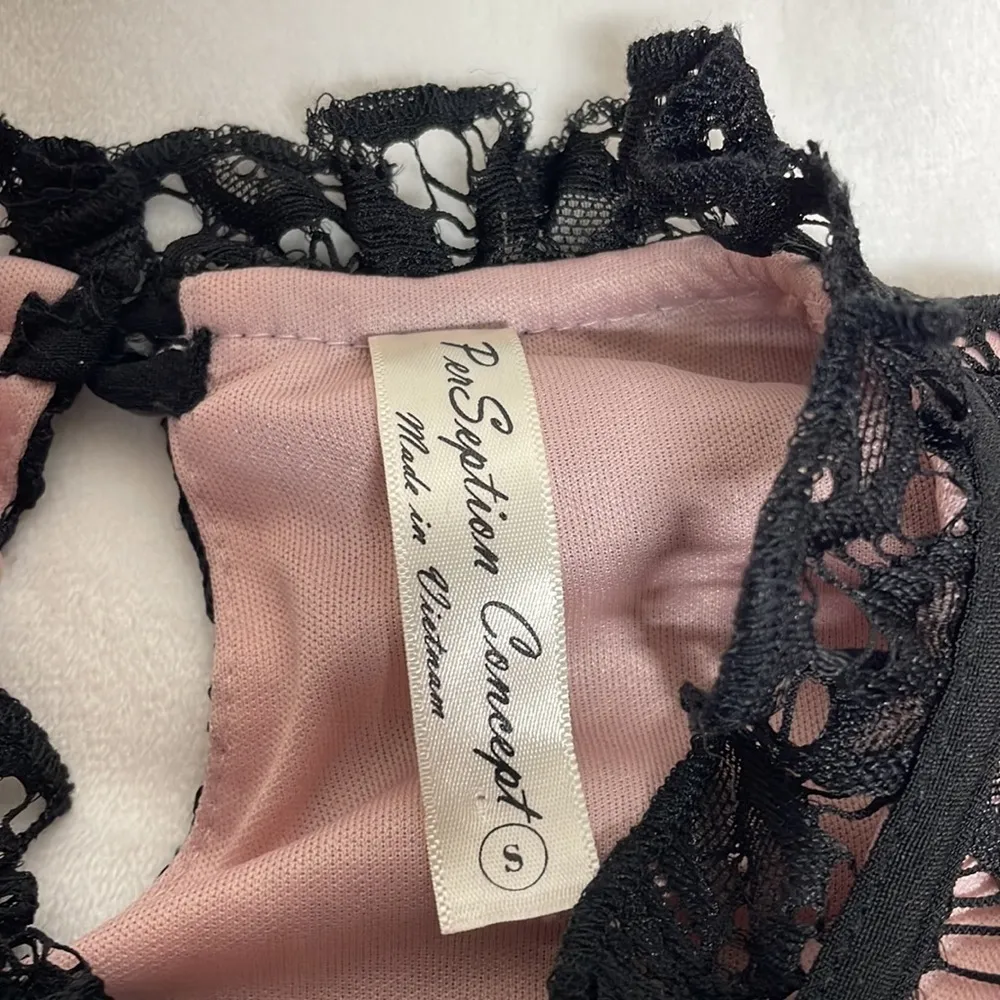 NWT PerSeption Concept Lace Sleeveless Top            Sz S - Image 4