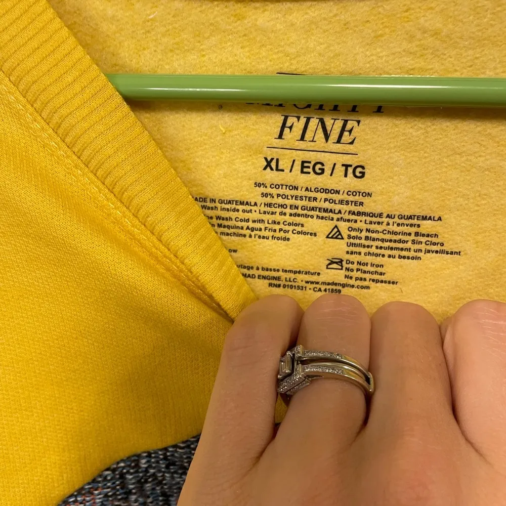 Angel sweatshirt! Custom reworked tapestry blanket crew neck sweater size XL - Image 7