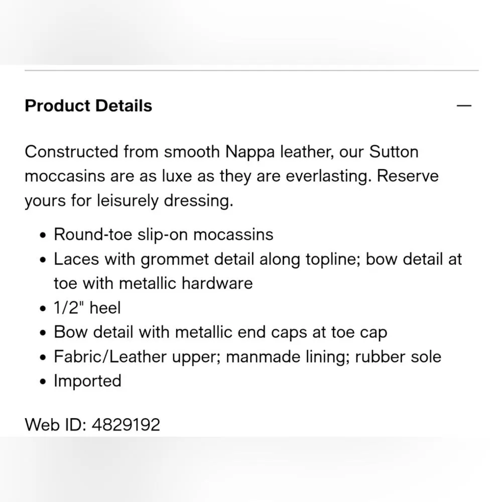 MICHAEL KORS Black Sutton Moccasin Flat Loafers size 7 - Image 4