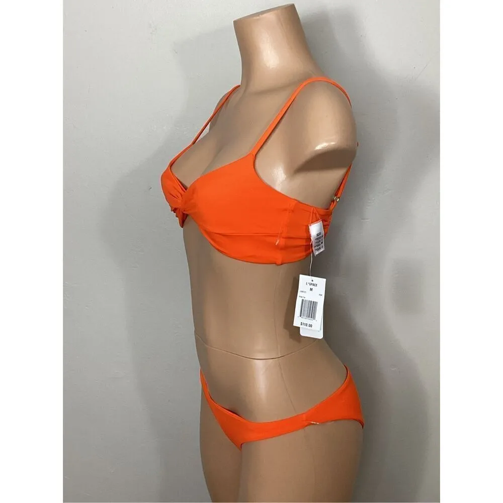 New. L*SPACE poppy orange teeny bikini. M-top/L-bottom. Retails $198 - Image 8