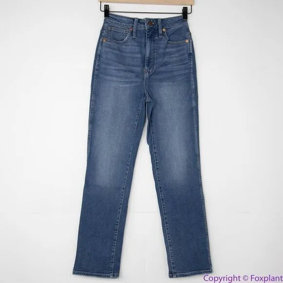 NEW Madewell Curvy Stovepipe Jeans in Dearham Wash, 25‎ - Image 4