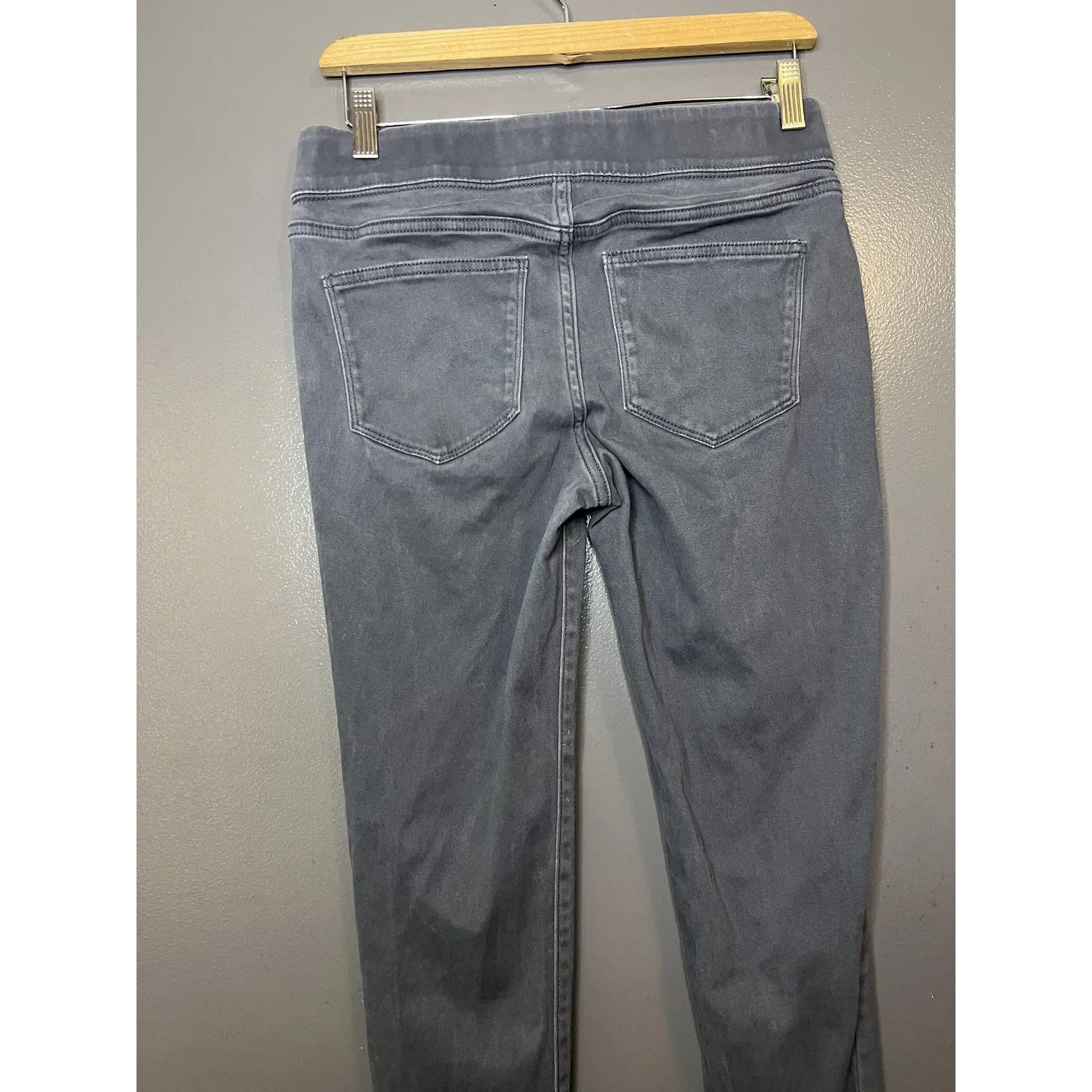 Old Navy Jeans Womens 6 Gray Rockstar Mid-Rise Skinny Jeggings Pull-On Stretch - Image 5