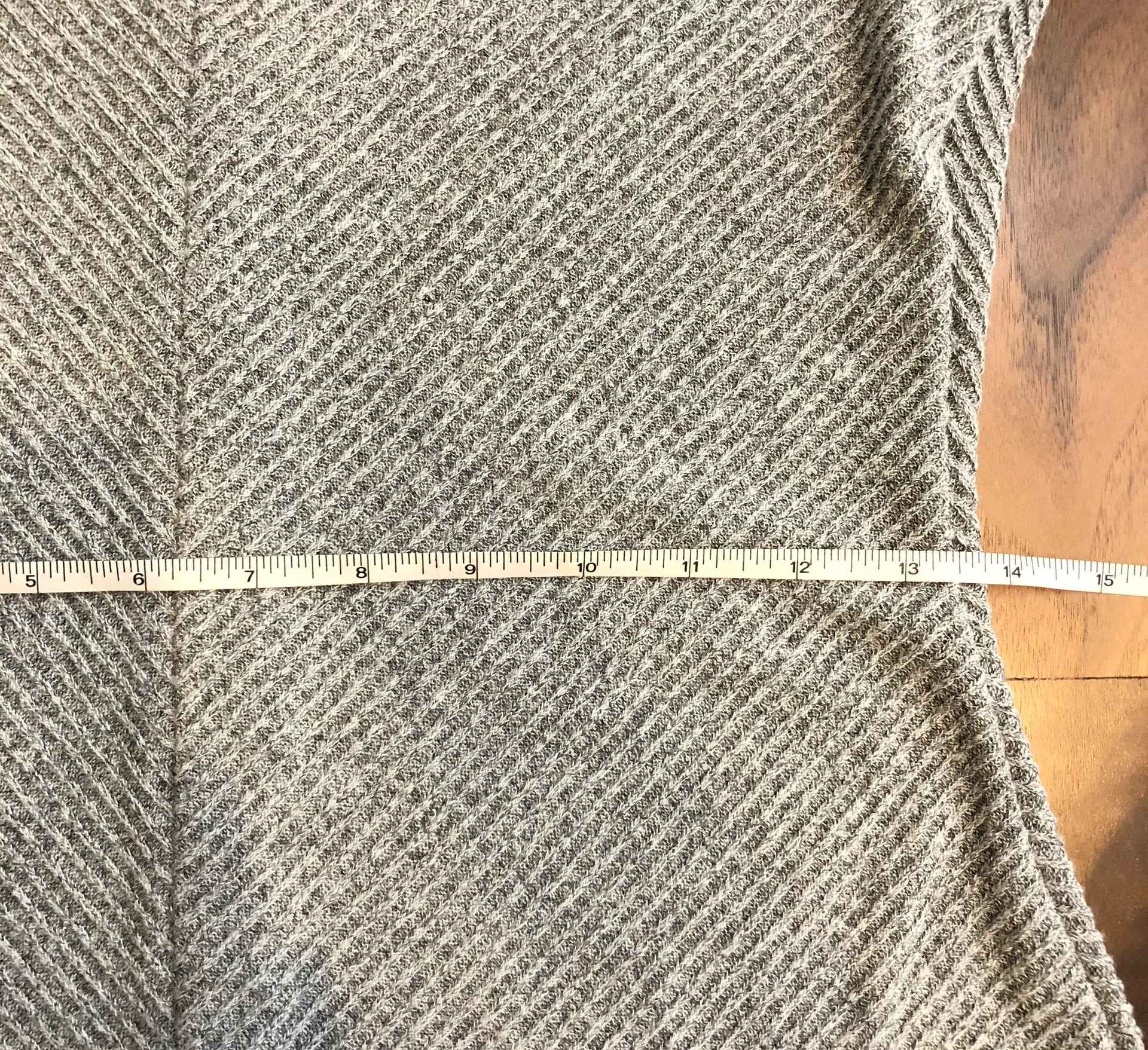 Ribbed Knit Sweater Dress Grey - Image 7