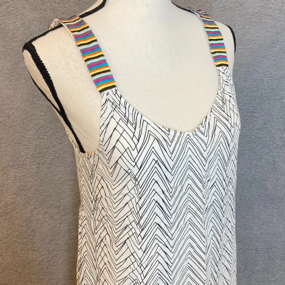 Rip Curl Coverup Dress Rainbow Straps Criss-Cross Back Beach Pool Swim Size XS - Image 4