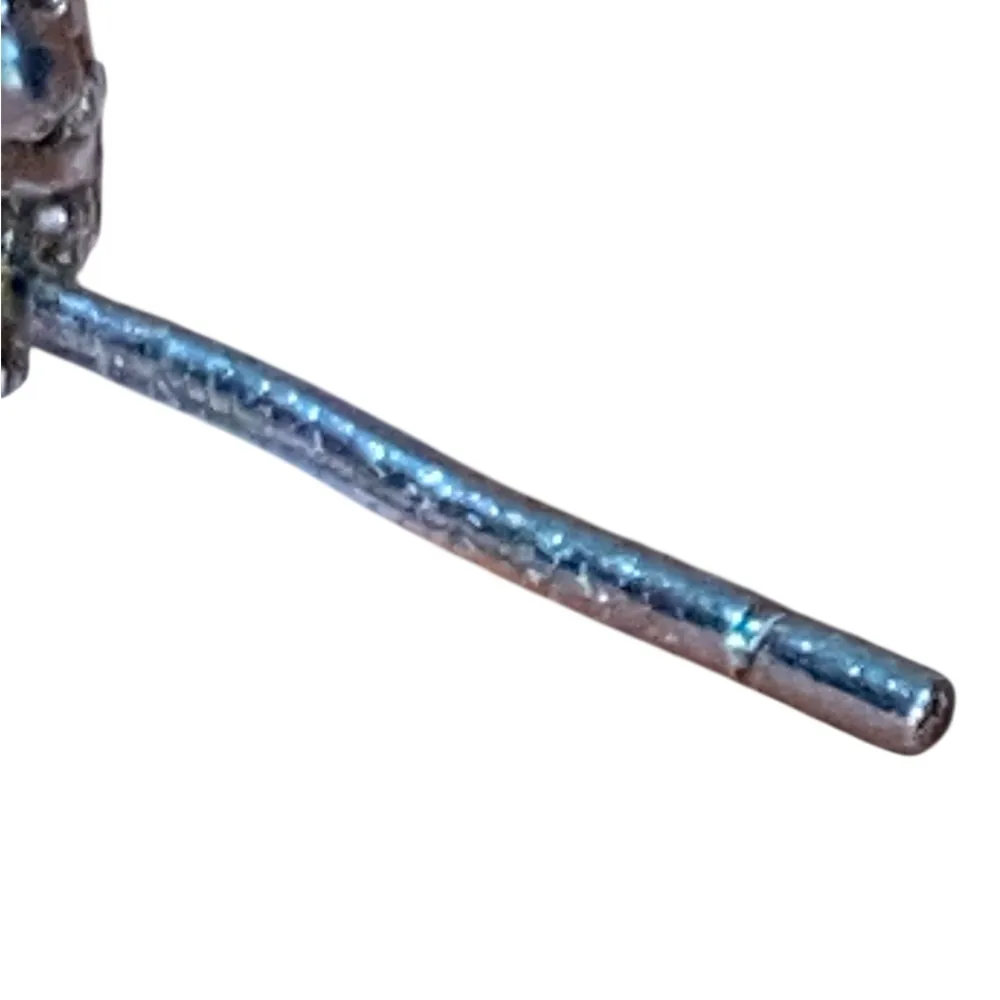 HAN sterling silver textured ball earrings for pierced ears. - Image 7