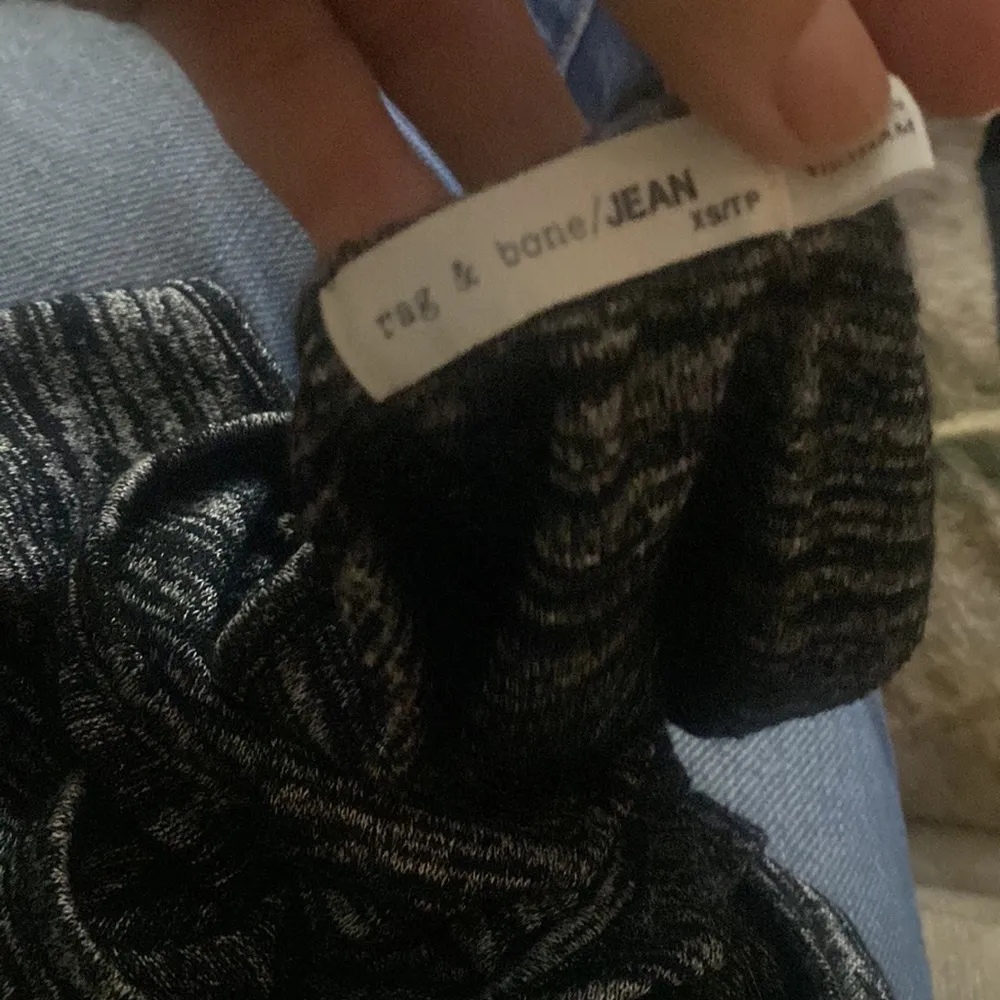 Rag & Bone space dye twist back tank top grey xs - Image 13