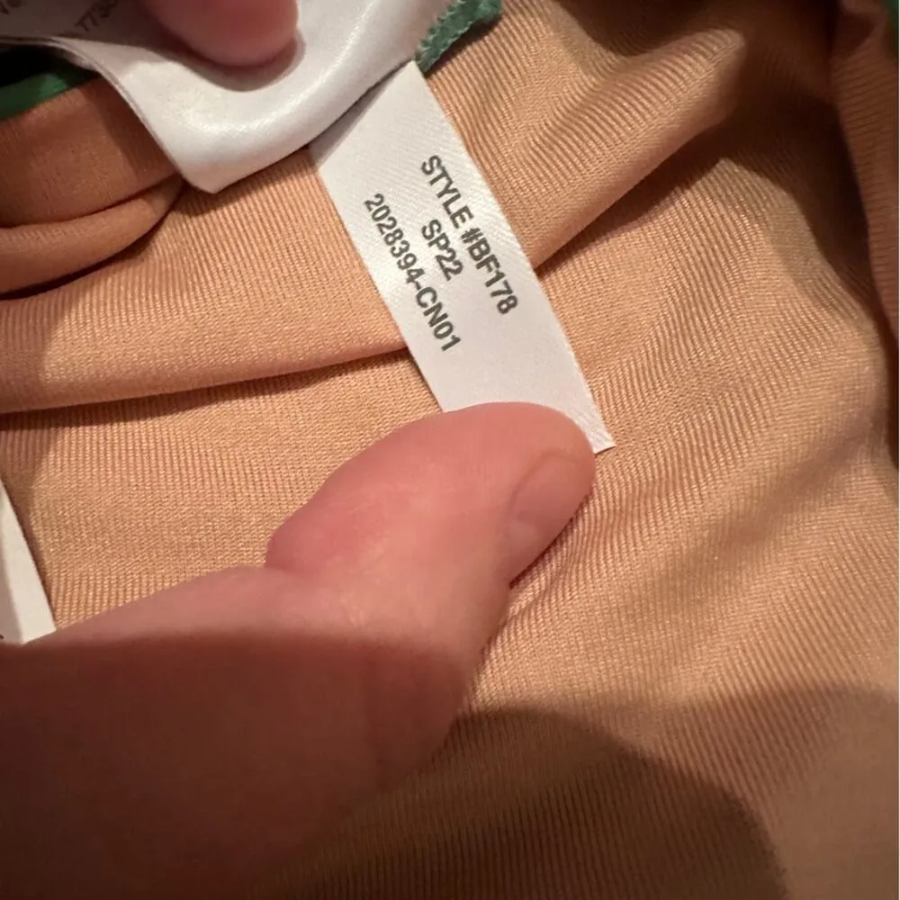 J. Crew High-Rise Bikini Swim Bottom in Teal Sz‎ S NEW - Image 6