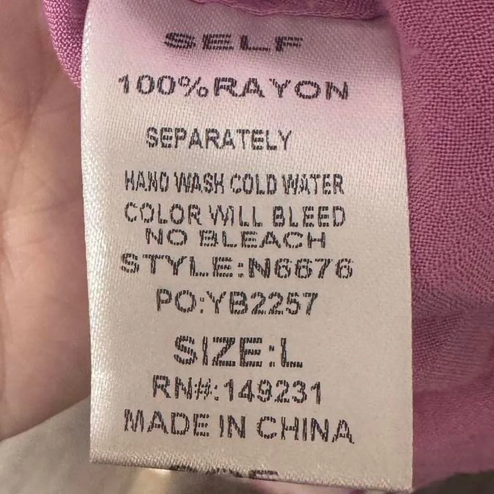 KORI America Striped Ruffle Hem Dress L Multicolor Boho Y2K Sleeveless Sundress - Image 7