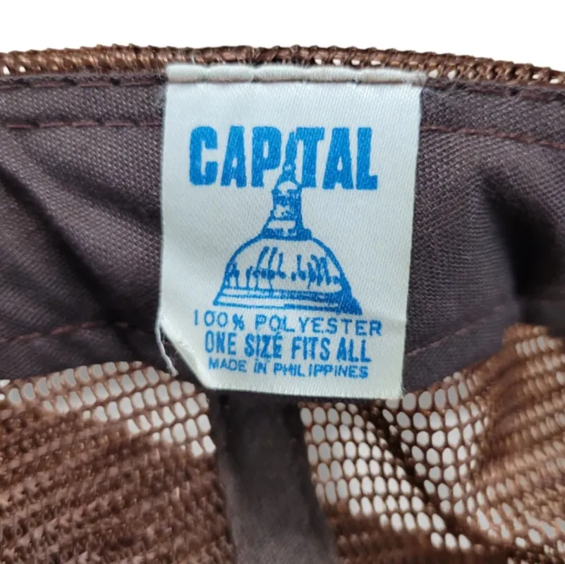 Vintage Hat OSFM Vintage Berryman's Mills Trucker Hat Snap Back Cap By Capital Adult Unisex Hat  - Image 13