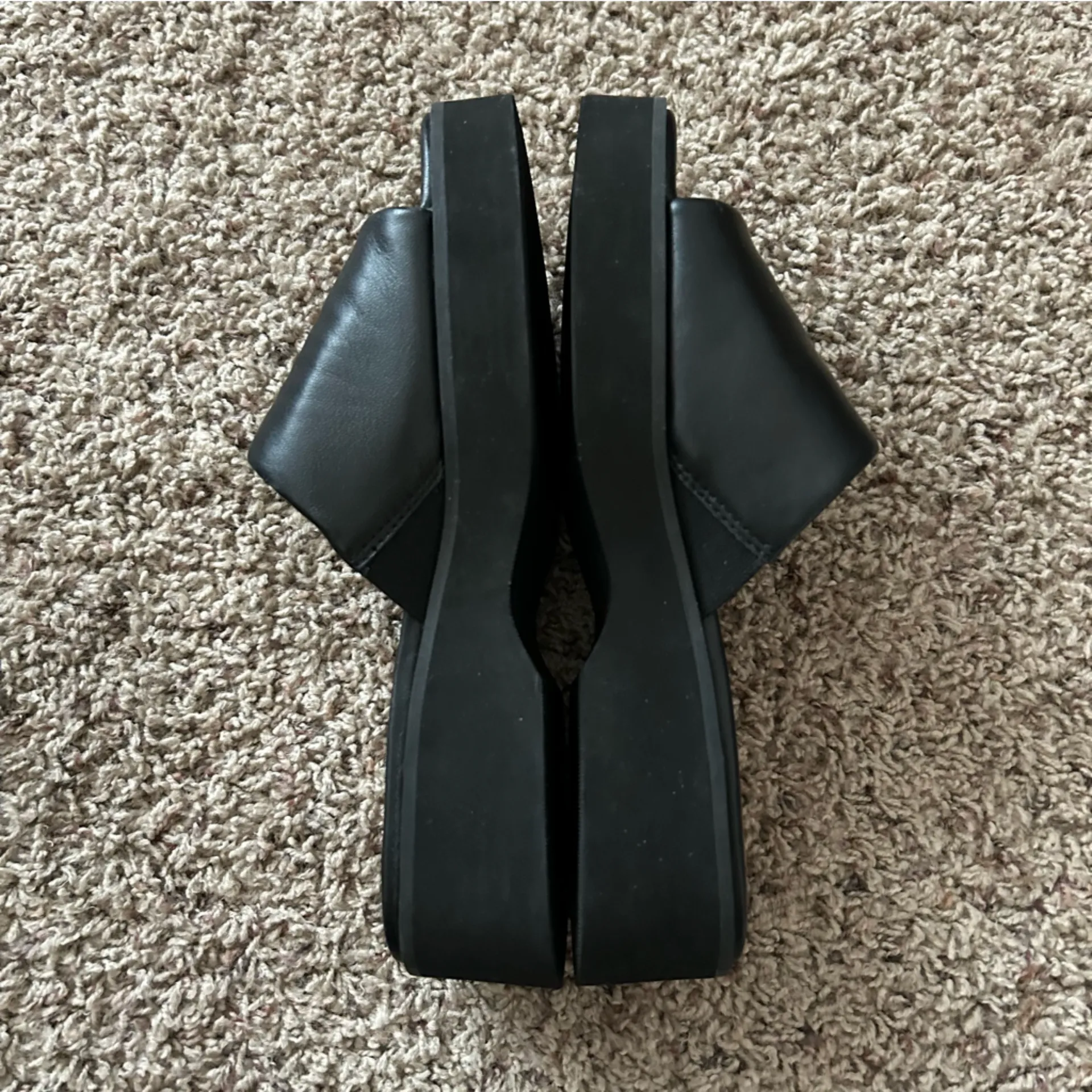 Madewell The Meesha Platform Mule Black Size 9.5 - Image 10