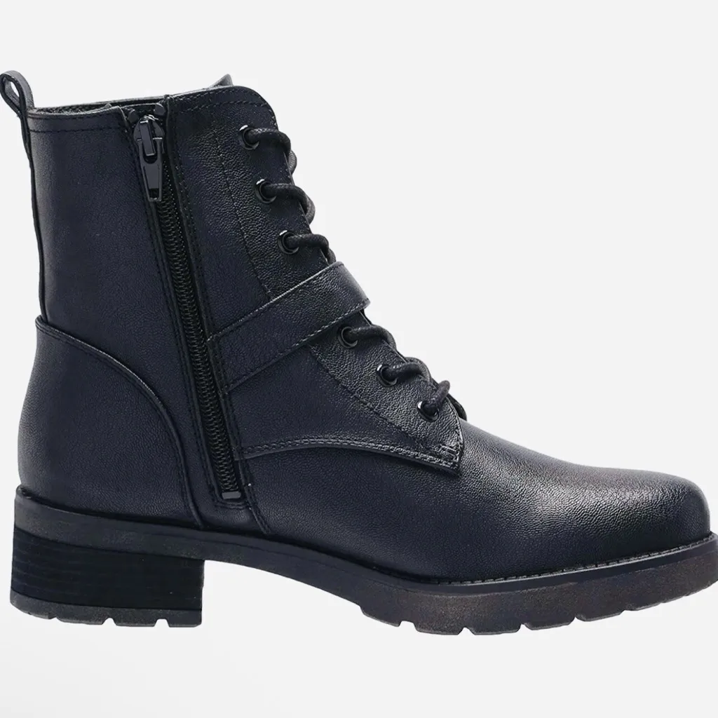 SOUL Naturalizer Black Combat Boots Size 6.5 - Image 2