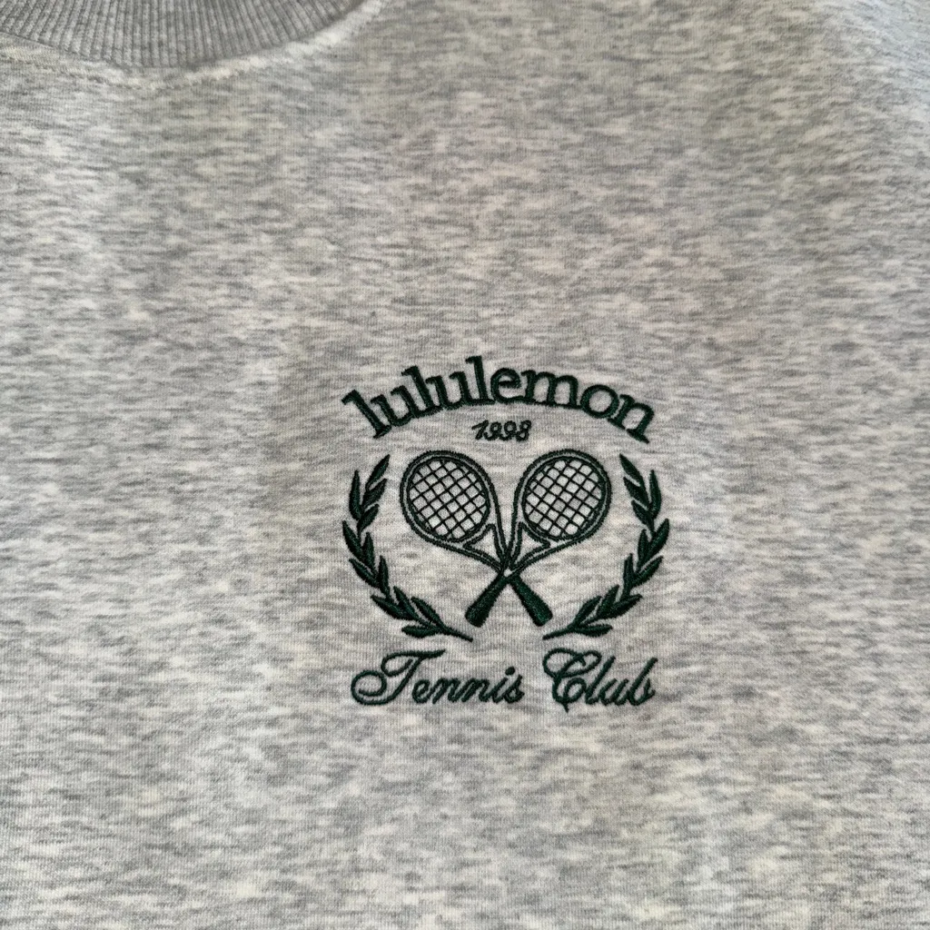 NWT Lululemon Heavy Weight Fleece Pullover *Tennis Club 
Size Small - Image 3