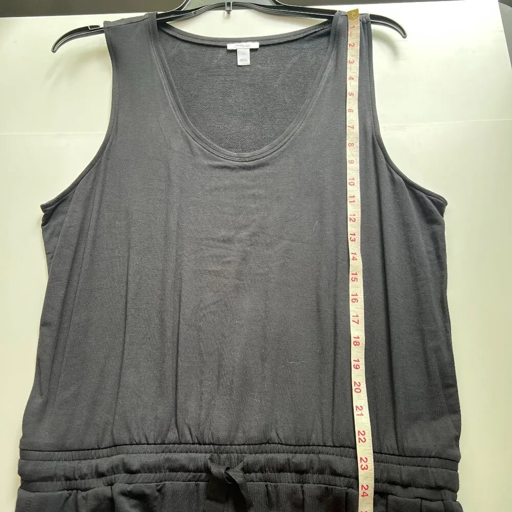 Daily Ritual Cozy Romper with Pockets Size XL Black - Image 8