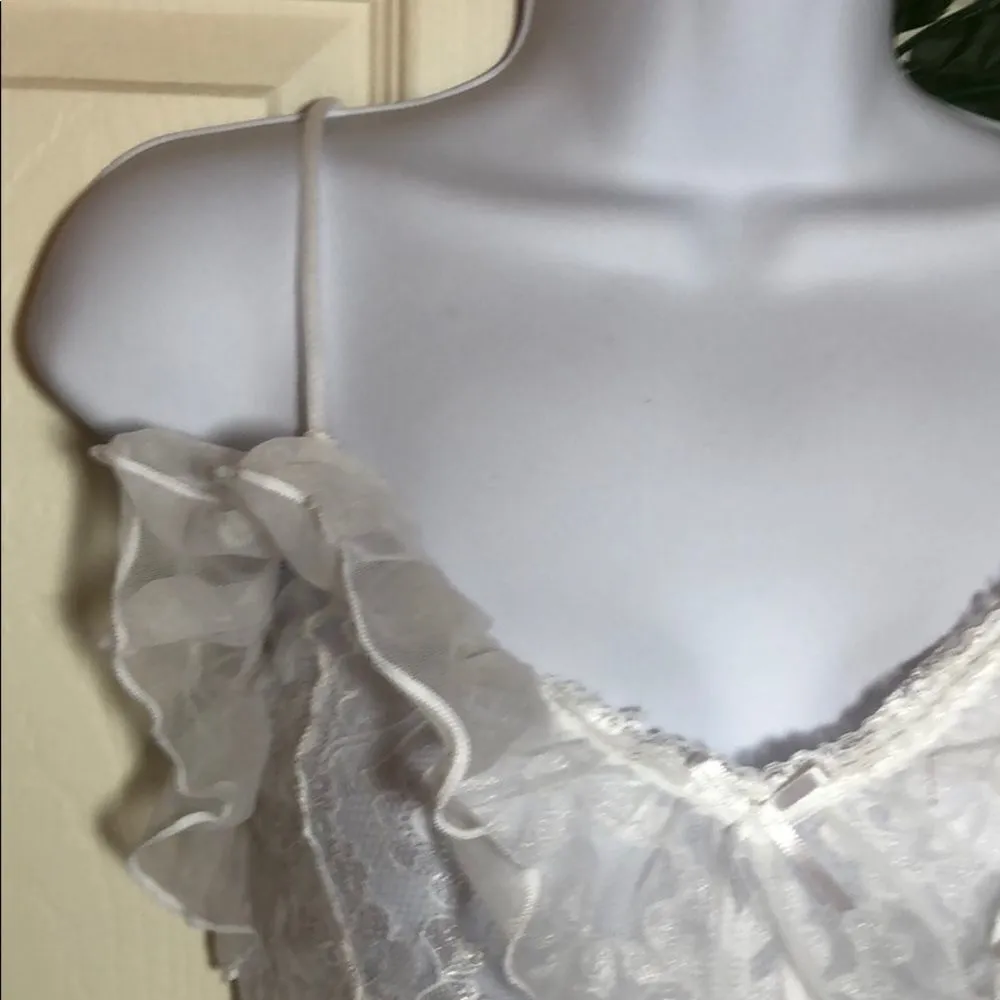 Sheer white lace nighty White Size M - Image 5