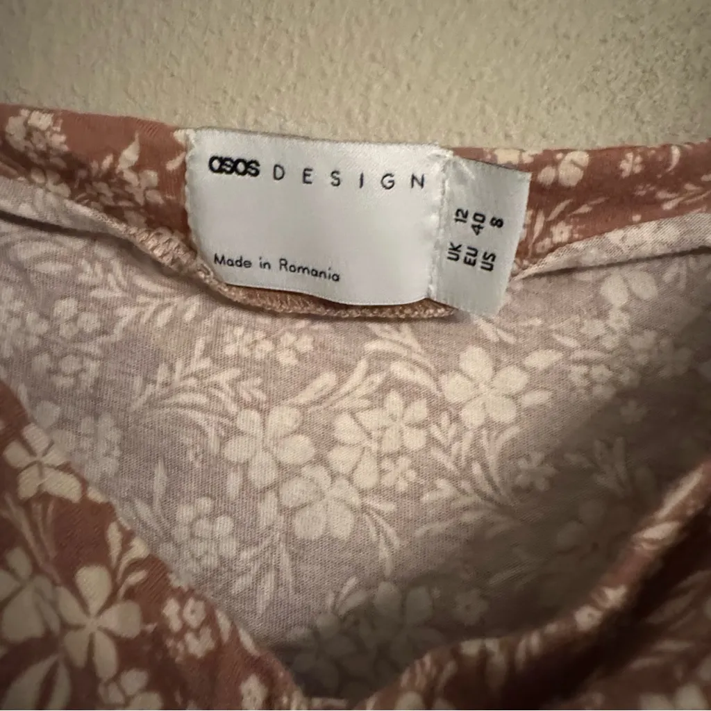 ASOS Floral Ruched Front Dress‎ - Image 4