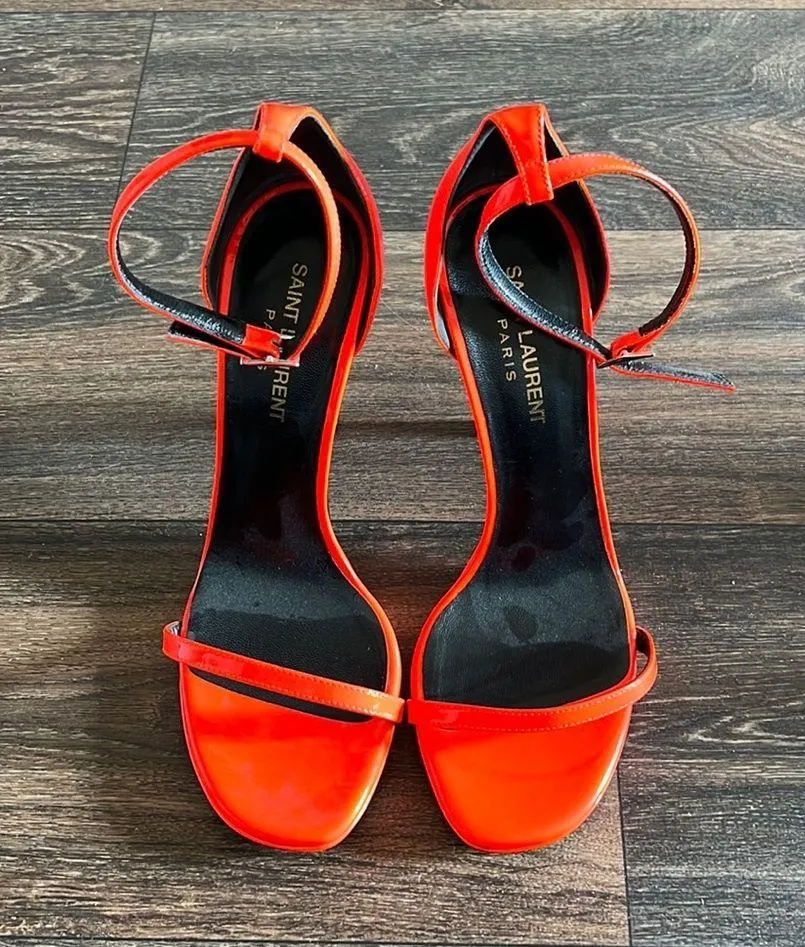 Saint Laurent Neon Sandal Heel - Image 2