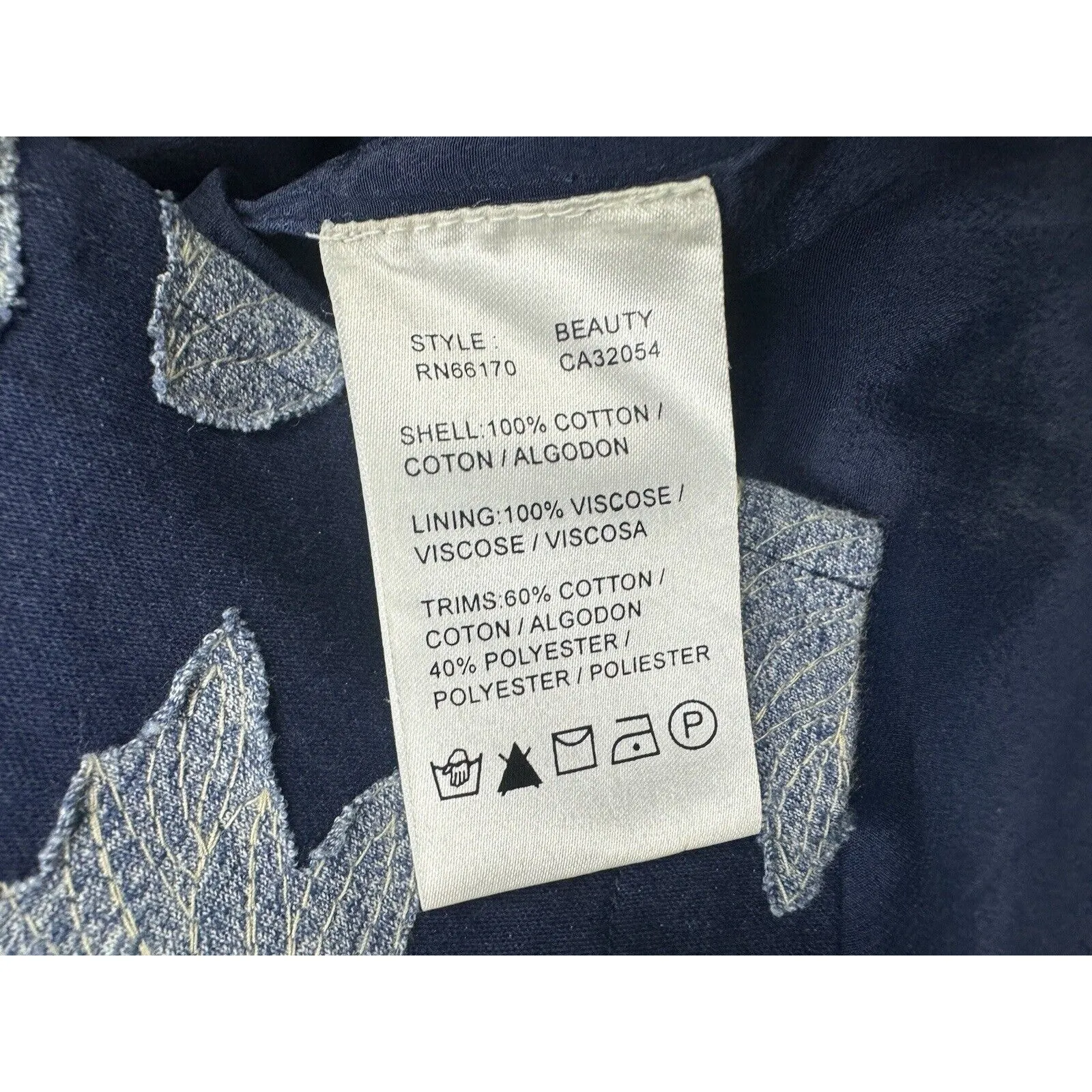 Anthropologie Let Me Be‎ Rain Garden Sheath Beaded Appliqué Dress Size 4 - Image 7