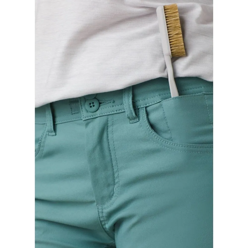 New NWT Womens 12 Short Prana Pants Halle II Pockets UPF 50 Convertible Black - Image 11