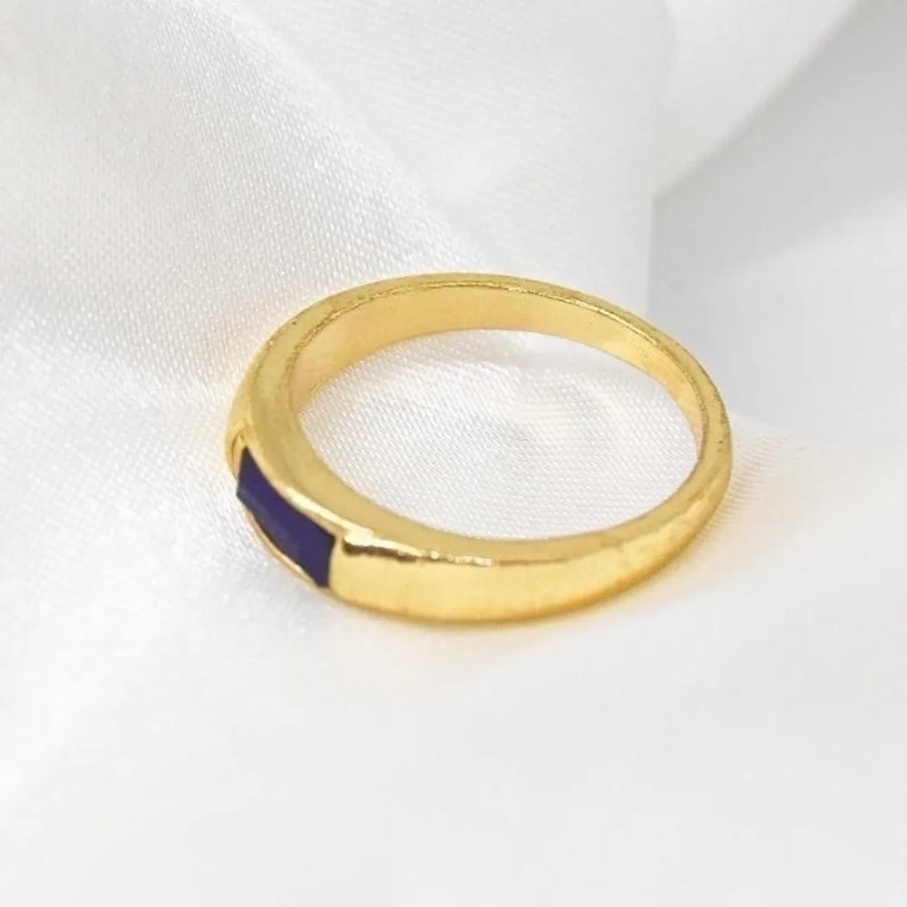 Purple Gem Ring Gold - Image 2