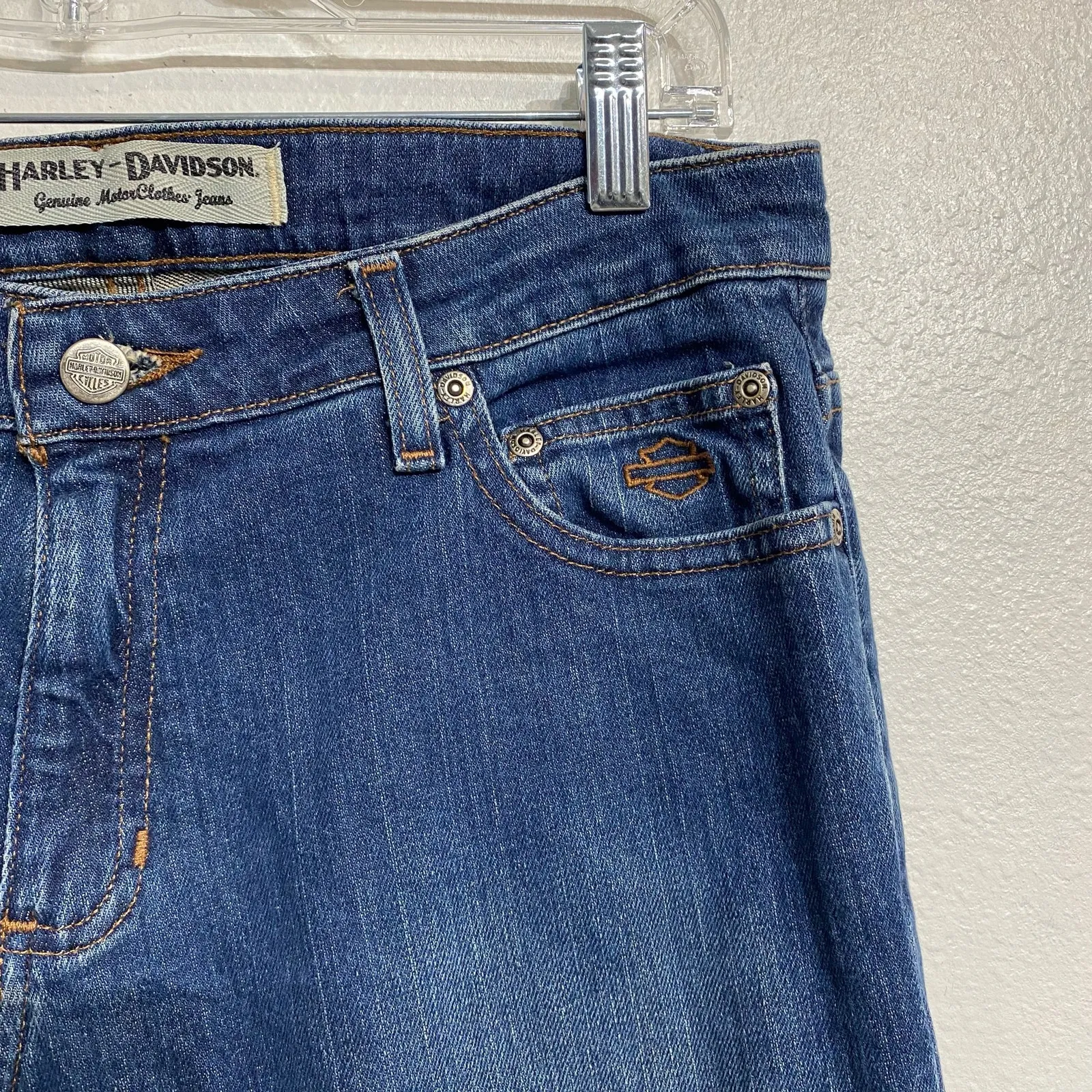Harley Davidson Jeans Sz 8 Blue - Image 3