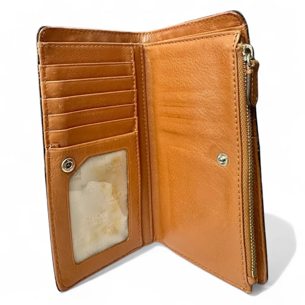 Michael Kors Astor Studded Tan Leather Wallet - Image 7