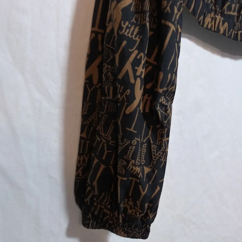 Yitty by Fabletics Medium Mesh Me Cropped Graphic Hoodie Windbreaker Jacket Sz S - Image 4