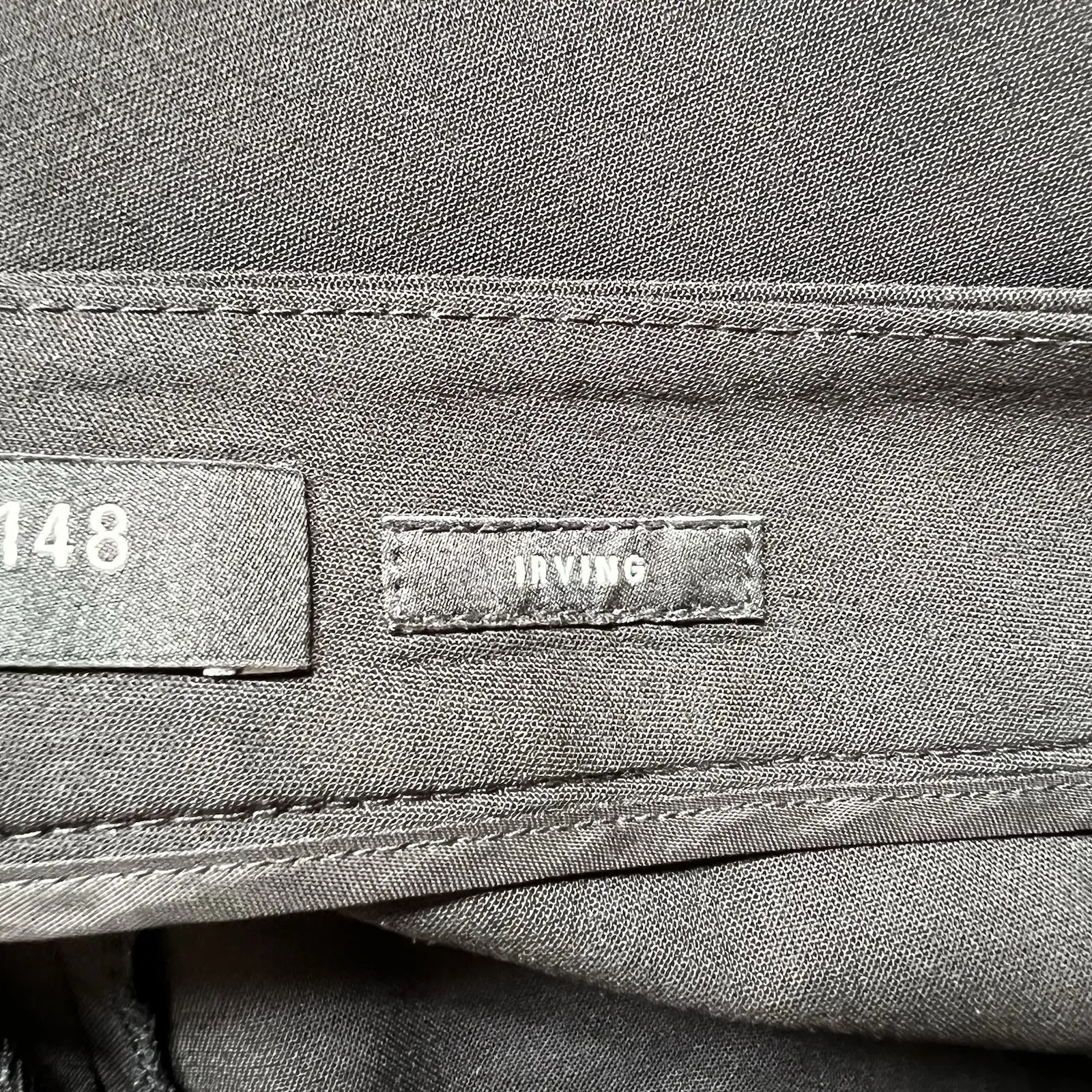 Lafayette 148 Black Wool Irving‎ Dress Pants Minimalist Career Capsule Wardrobe Size 4 - Image 6