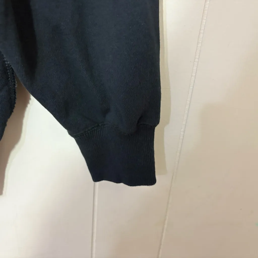 Nike Sportswear Crewneck Sweatshirt Black Back Zipper Size S Streetwear - Image 3