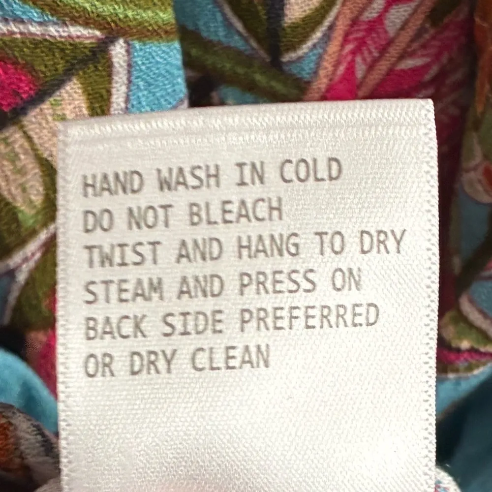 Rachel Roy Multi Print Swim Beach Cover Up Multi Color Overhead Dress M Pink Size M - Image 12