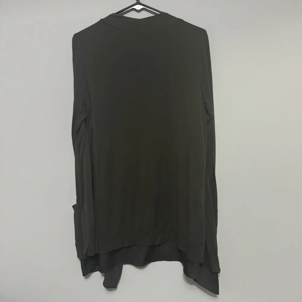 Saturday Sunday Anthropologie Olive Green Cardigan Sweater - Image 4