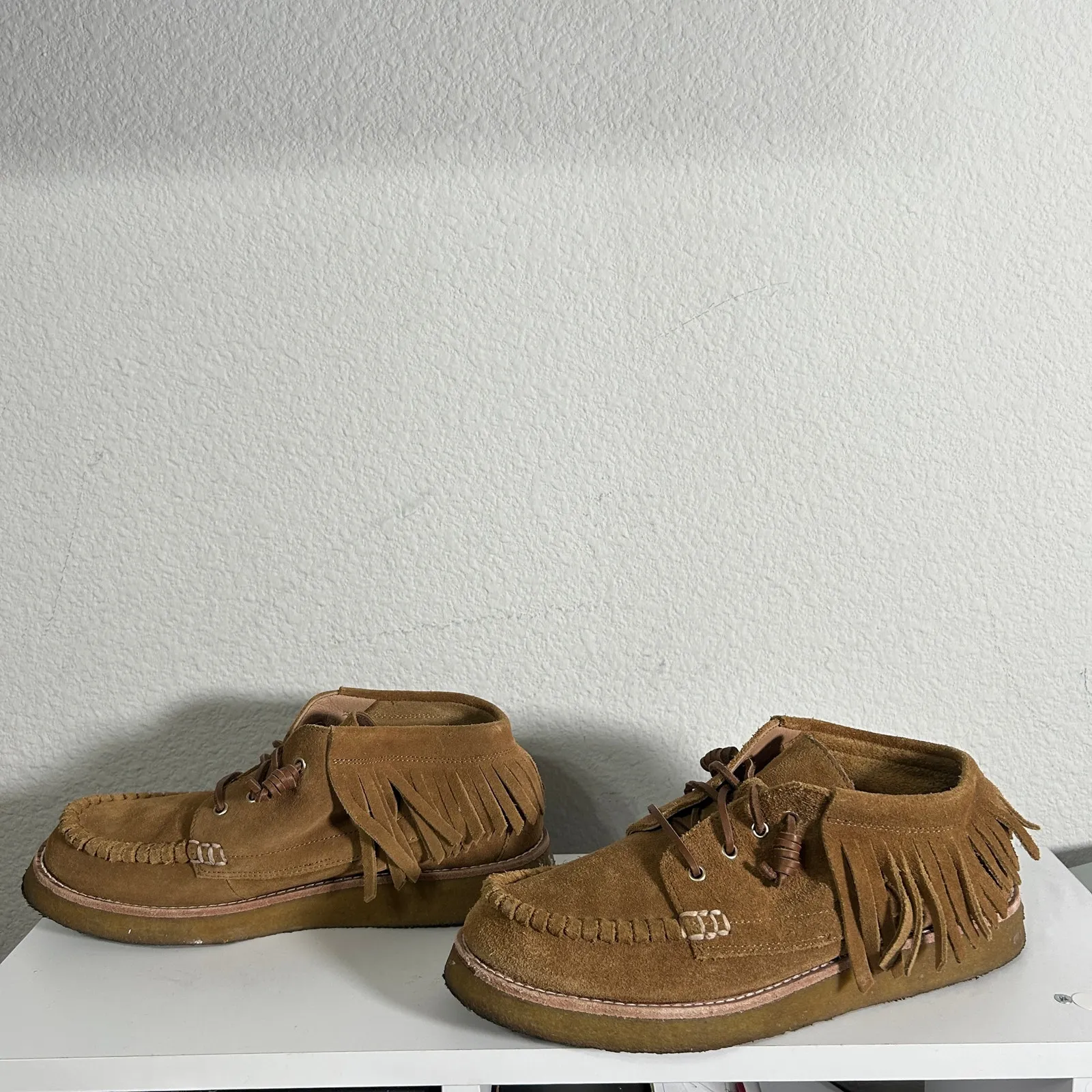 Sperry X Rebecca Minkoff Boots Gum Crepe Sole Wallabee Style Moccasin Size 11 - Image 6