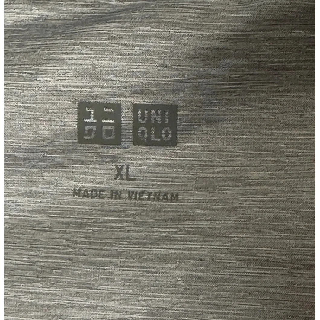 Uniqlo Pocketable Parka Womens XL Light Gray Hooded Water Repellent Jacket - Image 4