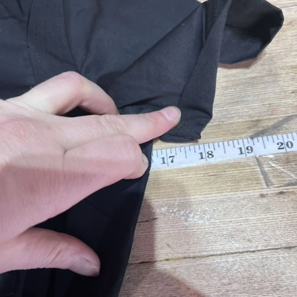 Laundry Women's Midi Shirt Dress Tie Waist Snap Button Pockets‎ Black Size 0 - Image 7