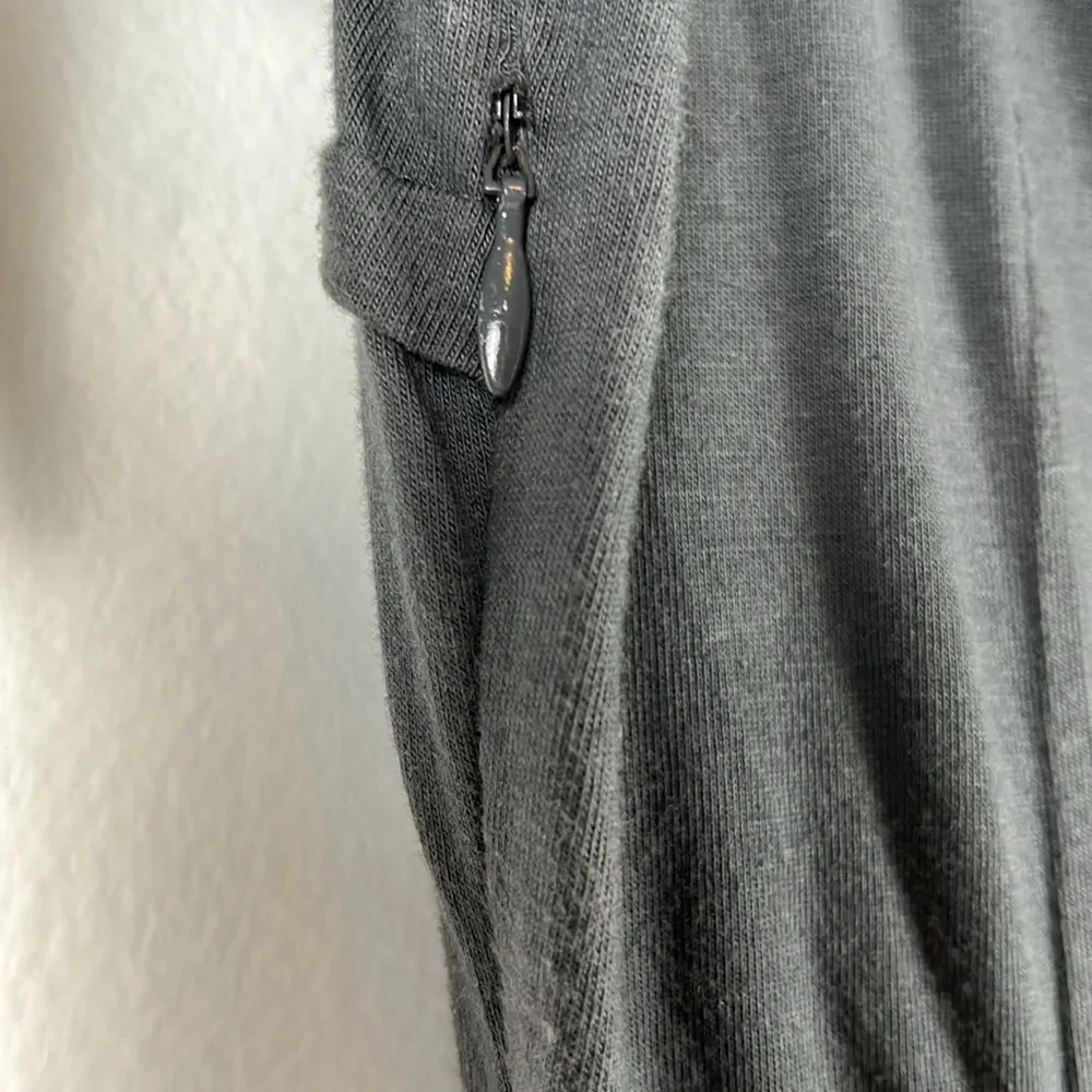 Womens’ Sheath Shirt Dress Charcoal Grey Italy size 42/US 6 - Image 4