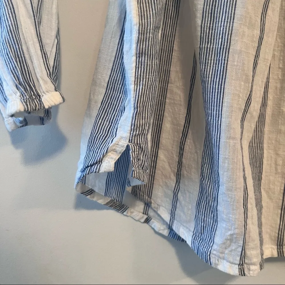 Abercrombie & Fitch Off The Shoulder Striped Top 100% Cotton - Image 5