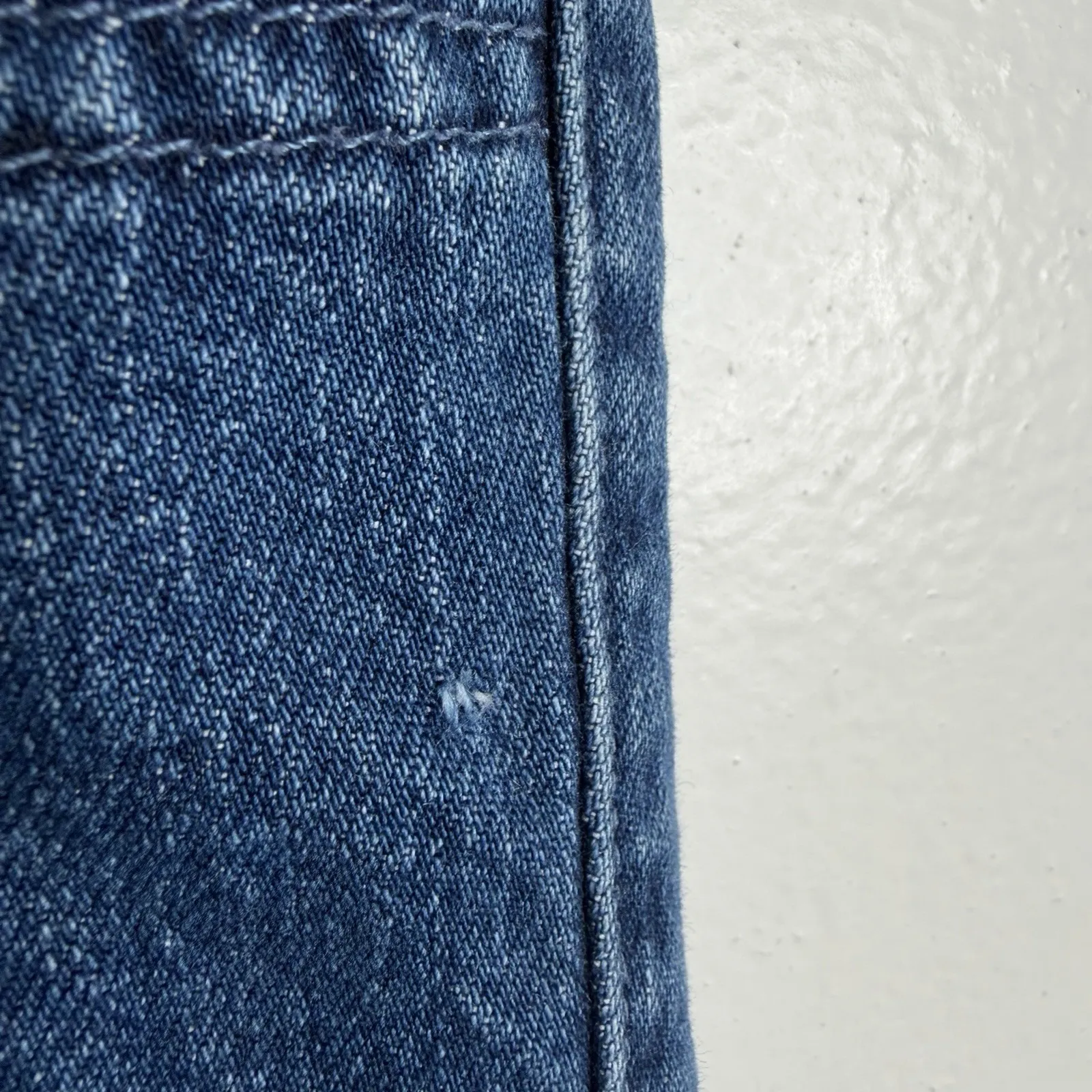 Talbots Wide Leg Crop Jean Cora Wash Blue Size 8 Petite Casual Stretch - Image 7