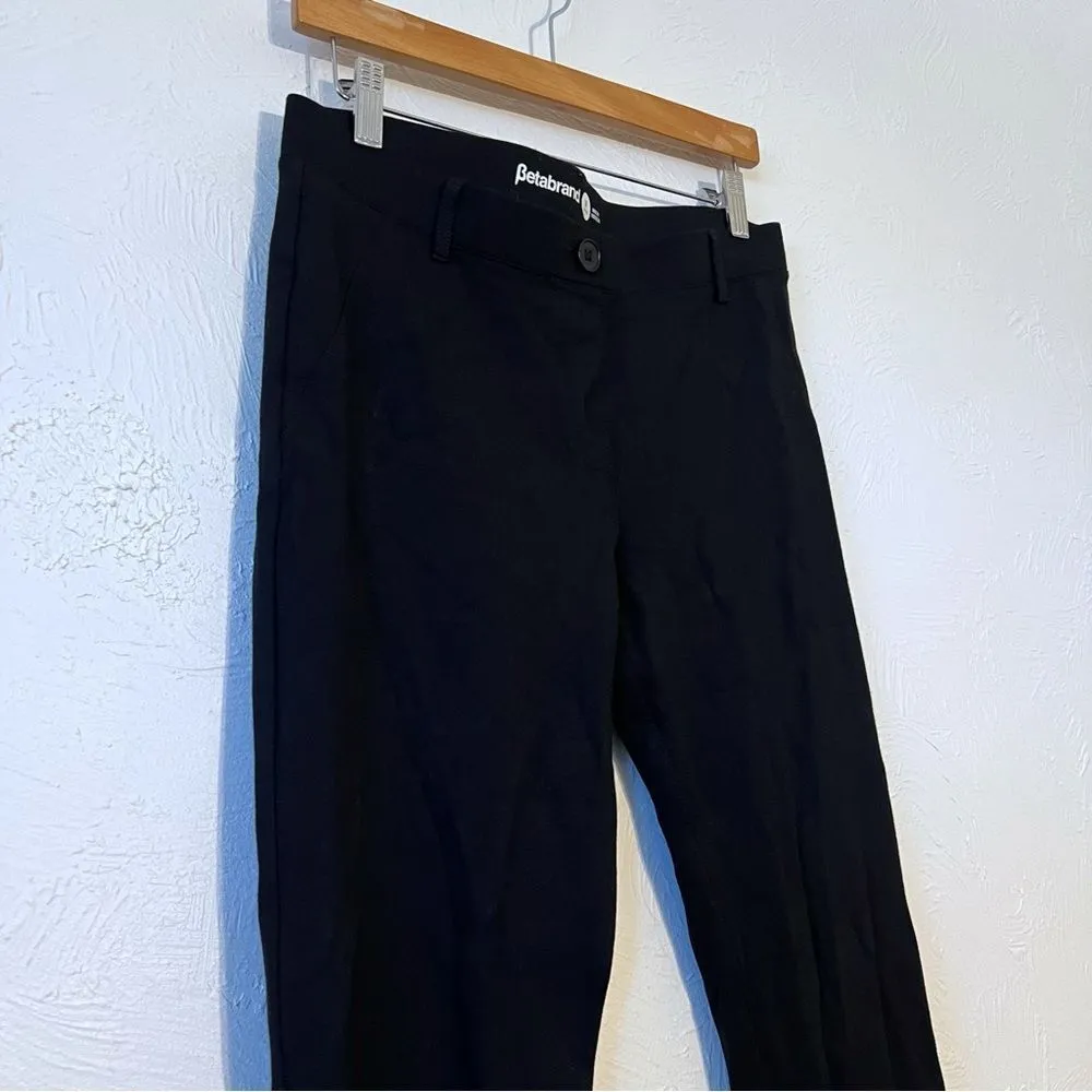 Betabrand W1166 Black Skinny Classic Dress Yoga Pants Size M LONG - Image 4