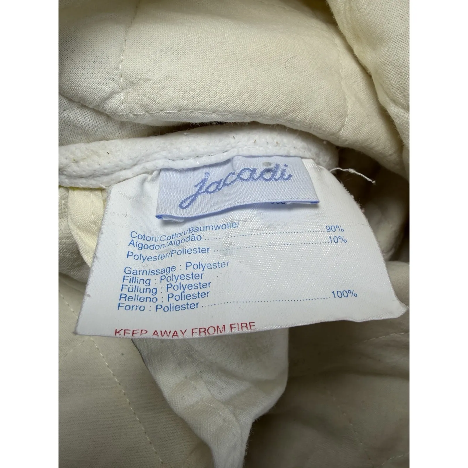 Jacadi Quilted‎ Baby Diaper Bag Yellow Tote French Boutique Retro Style - Image 11