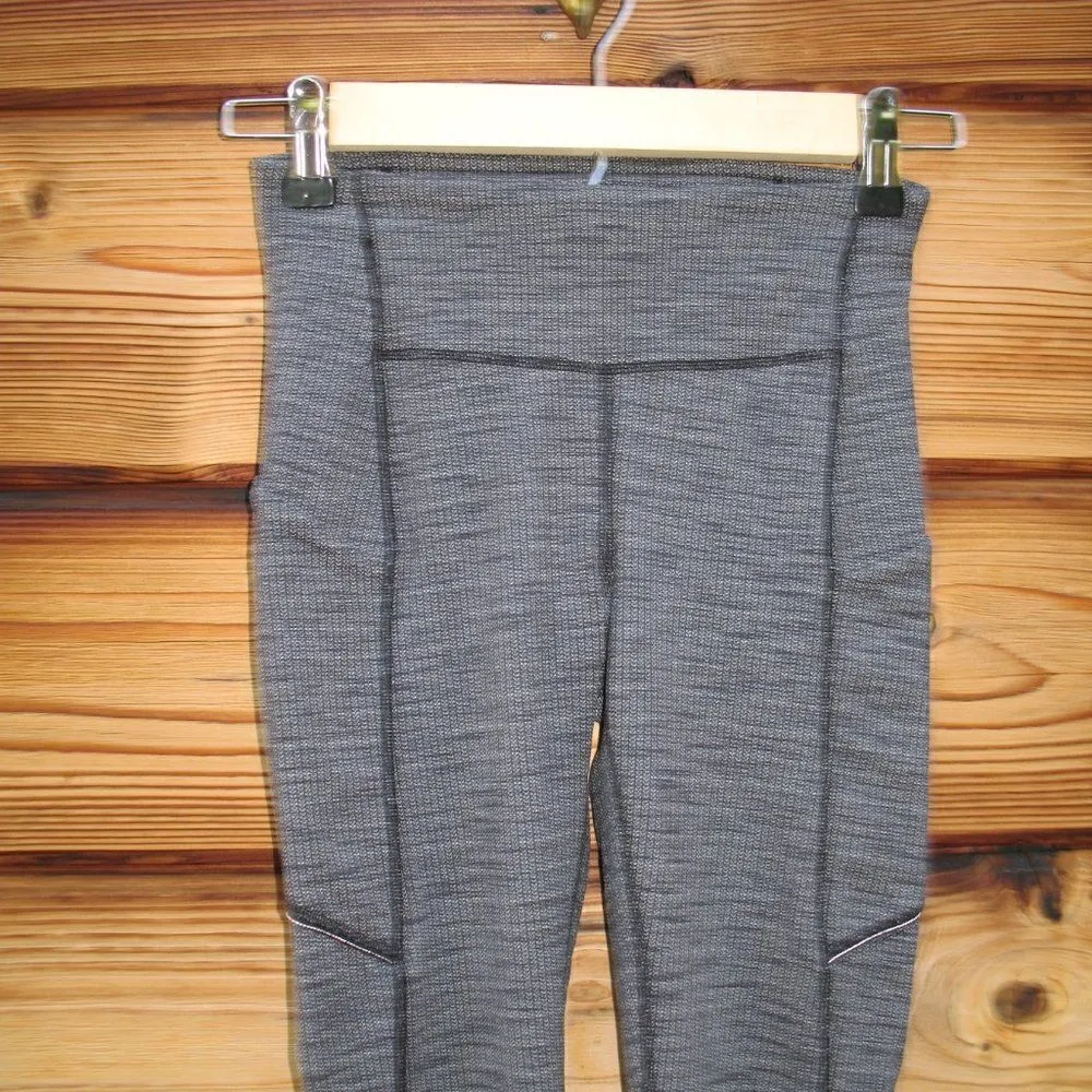 Lululemon  Speed Up Tight 28" Knit Black Heather - Image 6